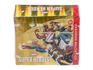 Magic the Gathering Marvel Super Heroes Collector Booster Trading Cards