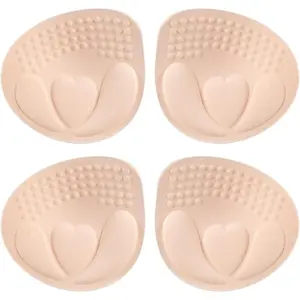 Women's Bra Pad Inserts, 2 Pairs 4cm Thick Push-Up Enhancers, Soft Breathable Removable Fabric Accessories for a Flattering Fit in Dresses.