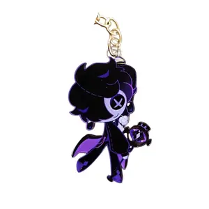 6 styles Cookie Run Acrylic Keychains - Candy Apple Cookie and Black Sapphire Cookie Bag Charms