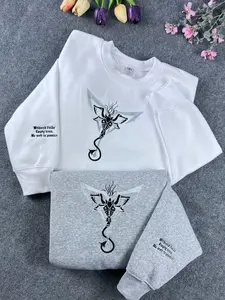 Las Plagas Resident Evil Embroidered Sweatshirt, Umbrella Corp Hoodie, Horror Game Sweatshirt, Leon Kennedy Apparel, Gamer Gift