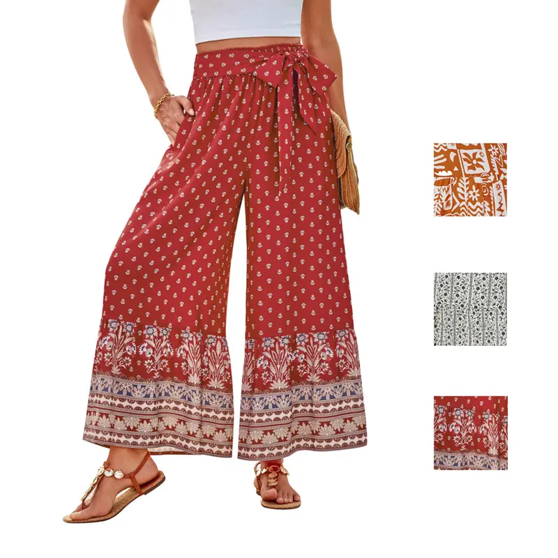【New Arrival】Grace Karin vacation pants  Bohemian loose resort trousers in a trendy comfortable fabric, Baggy, Oversized