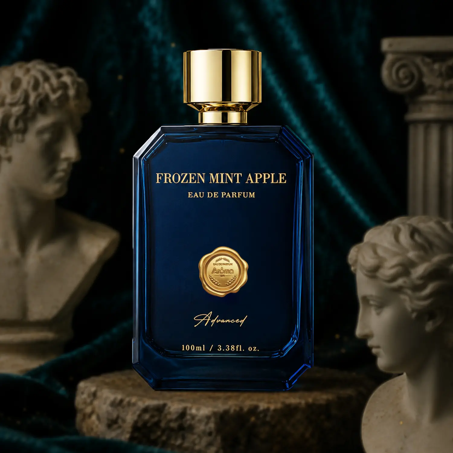 Frozen Mint Apple Eau de Parfum | Leaves, Green Apple, Lemon, Charm | Magnetic Sensual Premium Long-Lasting Fragrance for Men  | 3.38 Fl.oz