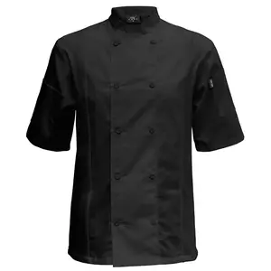 Cool Breeze Side Vent Unisex Chef Coat Cotton Blend