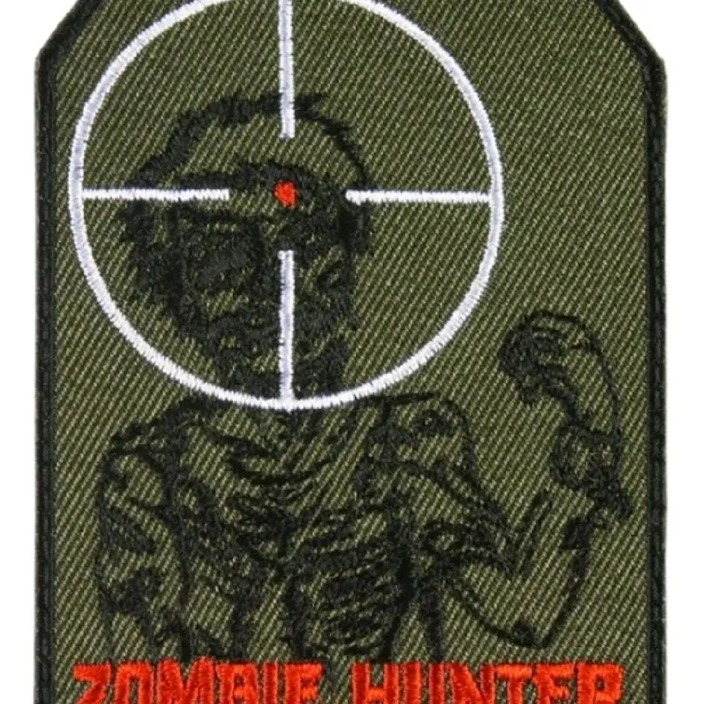 Zombie Hunter - Green 2.5" x 3.5"