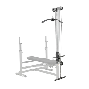 Lat Pull Down/Seated Row Attachment for Benches