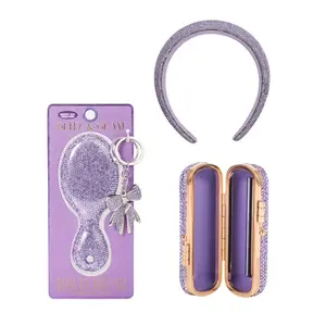 Glitz & Glam Travel Brush, Lipstick Case & Headband | Bundle