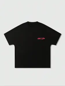 Men's "Death Bed Beatopia" Print Round Neck Tee, Loose Casual Fashion Soft Comfy Short Sleeve T-shirt for Daily Wear, Men's Sleepwear & Loungewear for All Seasons