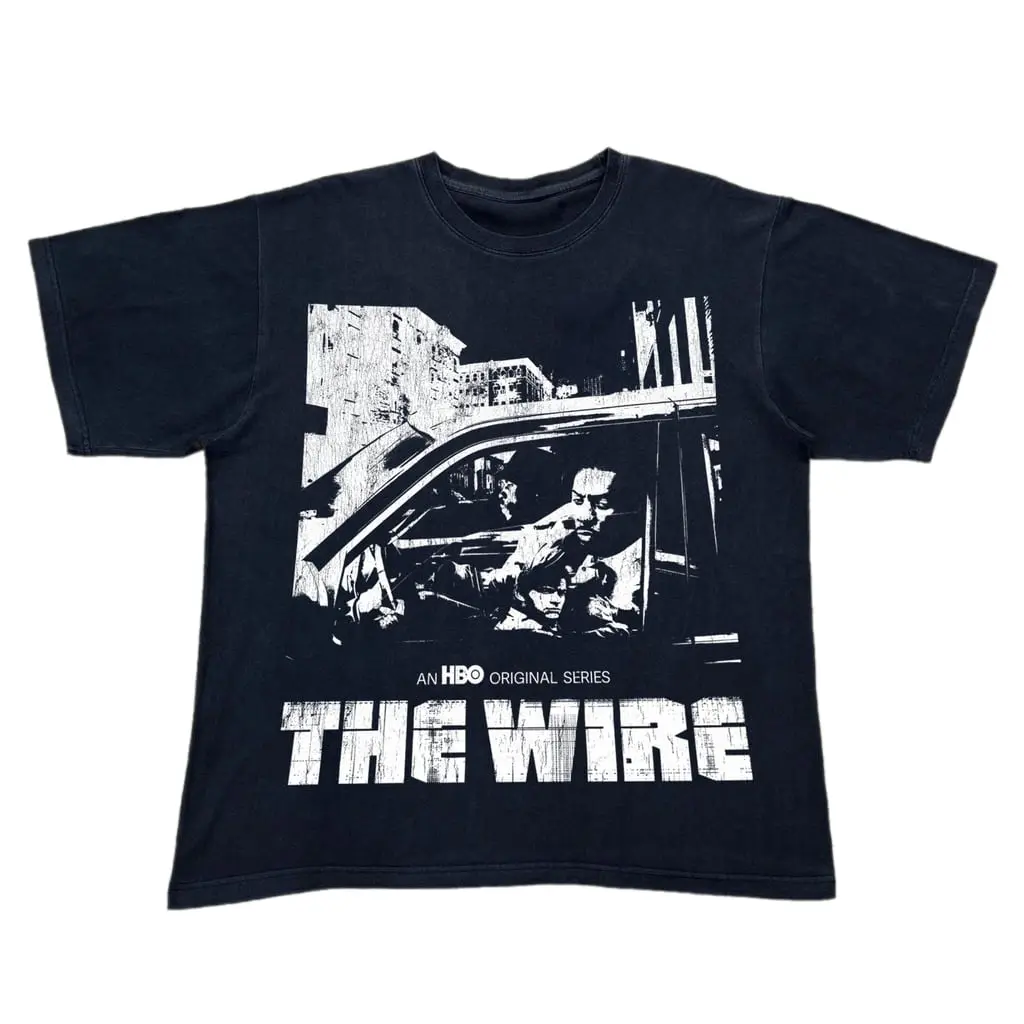 The Wire' 2002 Black Promo T-Shirt Unisex Shirt, Funny shirt, Graphic Unisex Tee, All Color All size