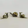 Vintage Brass Snail Statues Set of 3, Miniature Conch Decor, Complex Spiral Design, Copper Color Home & Garden Ornaments, Home Decoration, decor figurine, Decorative Sculptures, Statues Pack, Decorative Piece, Statues Figurines