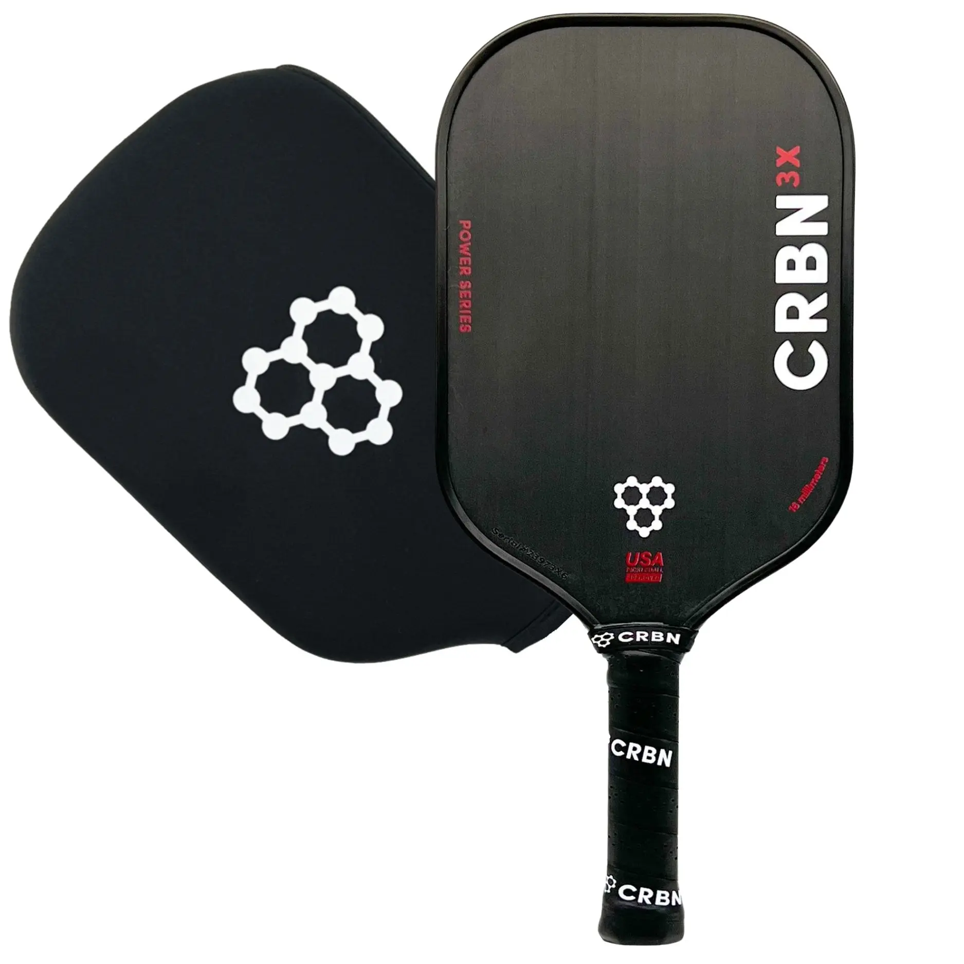 CRBN³ X Series Pickleball Hybrid Paddle - Pickle ball Racket for Indoor and Outdoor Play CRBN³ X Series Pickleball Hybrid Paddle - Pickle ball Racket for Indoor and Outdoor Play