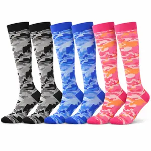 MhzyCaus 6 Pairs Calf Compression Socks for Men & Women – Breathable, Quick-Dry, Lightweight Athletic Socks for Running, Gym, Hiking, Travel, Work & Everyday Wear