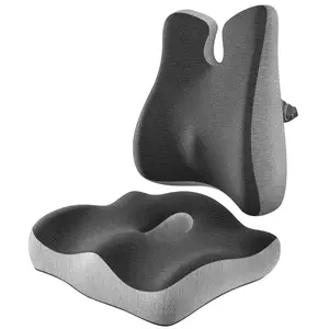 Car Seat Cushion Adjustable Ergonomic Seat Cushion with Washable Cover Perfect for Long-Sitting Sciatica Back Pain, Gifts for Drivers