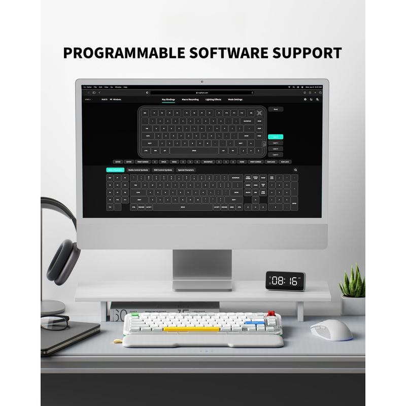 Kick75 Low Profile Keyboard with Volume Knob,75% Hot Swappable Custom Mechanical Keyboard,80 RGB Backlit with PBT Keycaps,BT/2.4G/USB-C (Brown Nano ) Kick75 Low Profile Keyboard with Volume Knob,75% Hot Swappable Custom Mechanical Keyboard,80 RGB Backlit with PBT Keycaps,BT/2.4G/USB-C (Brown Nano )