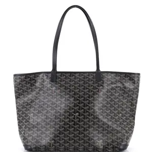 Pre-owned Goyard Canvas Coated Shoulder Bags Artois Tote Coated Canvas MM by Rebag