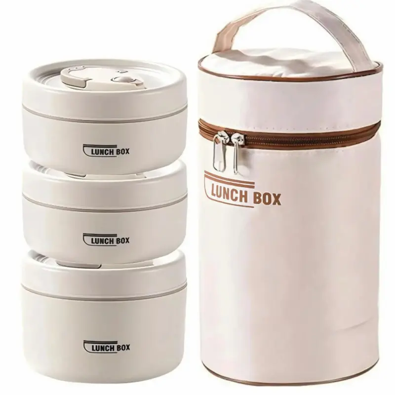 Portable Lunch Container for Students & Office Workers Durable Lunch Box Travel Lid