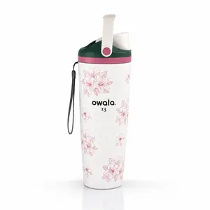 New Owala FreeSip “Azalea 13” Masters Golf 30oz Cup – Vacuum Insulated Stainless Steel Tumbler with 24H Cold Retention for Gym, Golf & Everyday Hydration