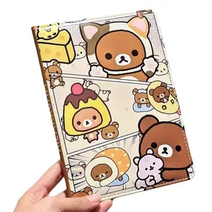 Rilakkuma Relaxed Bear Cortex A5 Notebook Girl Heart Ins Notebook Cute Cartoon Small Fresh Diary Notebook