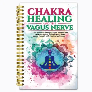 Seven Colors Energy Protection Notebook-5.5 x 8.3 inches, double-sided 50 pages, colorful mandala design for self-care, meditation and spiritual growth, ideal gift for family and friends, spiritual diary, Self improvement journal, colorful cover design