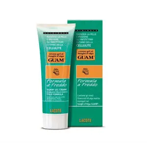 GUAM Cooling 24hr Anti-Cellulite Gel - Menthol Infused Gel for Up to 24 Hours, Reduces Orange Peel Dimpling, Strengthens Capillaries & Firm Skin
