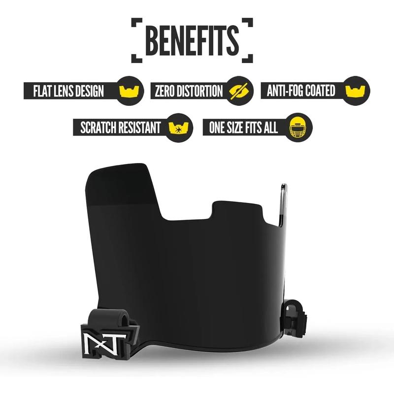 Nxtrnd VZR1 Football Visor, Flat Lens Technology, Fits Adult & Youth Football Helmets