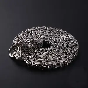 GTHIC Punk Dragon Bones Stainless Steel Bracelet Whip for Men Multipurpose Chain Biker Fashion Accessories Daily Wear