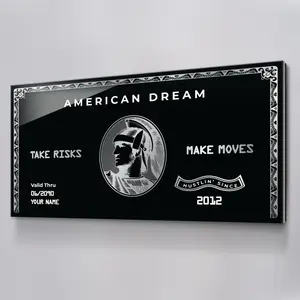 "American Dream" Card - Take Risks Make Moves