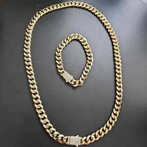 necklace or Bracelet   estilo monaco 10mm 8mm 18korolaminado