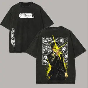 Jujutsu Kaisen Hiromi Higuruma Printed Unisex Washed T-Shirt 1