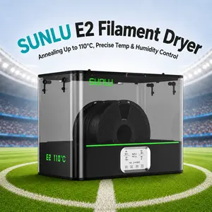 SUNLU FilaDryer E2, Up to 110℃, Professional Drying and Annealing, Born for Engineering 3D Printing Filaments