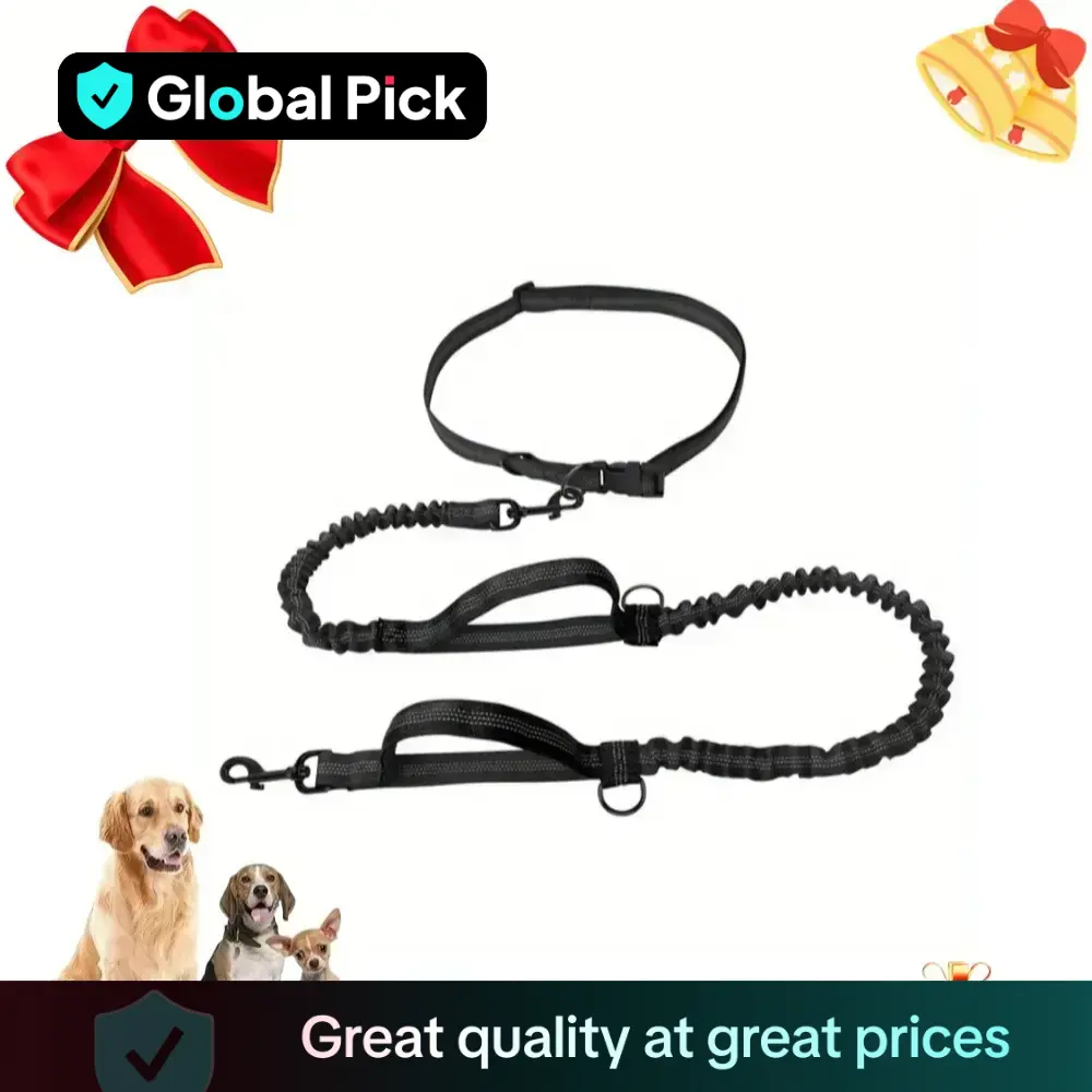 Dog Leash, Portable Dog Traction Rope with Reflective Stripe, Adjustable Pet Walking Accessories for Small Medium Large Dogs, Pet Supplies, Valentine'