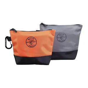 9 in. Stand-Up Zipper Tool Bag (2-Pack) - Versatile Tool Bag for Essential Tools and Accessories