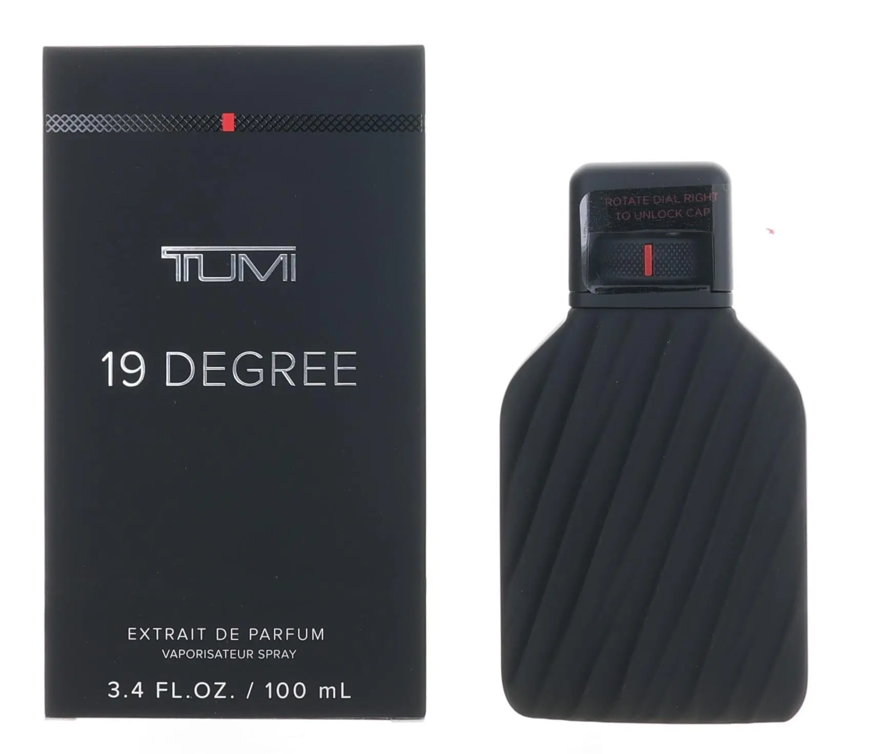 Men's 19 Degree by Tumi Extrait de Parfum Spray - 3.4 oz (100 ml), Long Lasting, Modern Look, Sleek Design