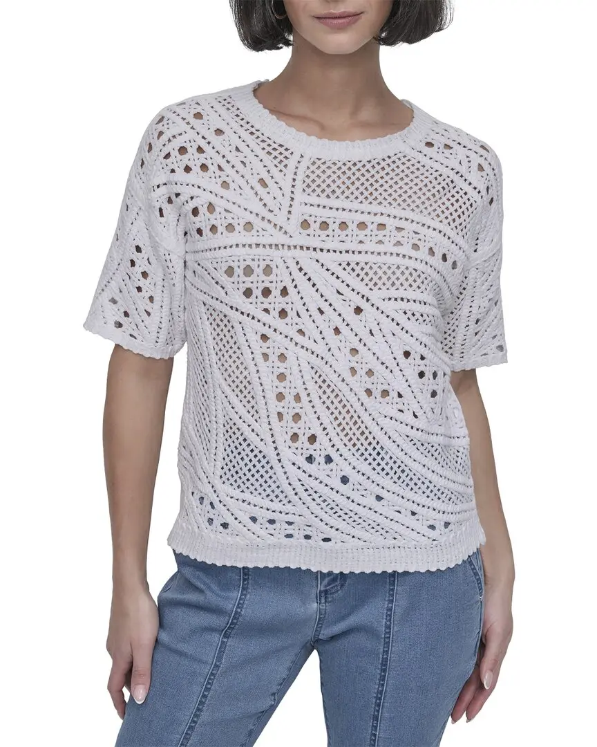 DKNY Crochet Sweater