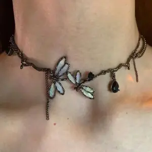 1 Fashionable and Exquisite Geometric Irregular Insect Dragonfly Necklace Daily Wear Gift for Men and Women