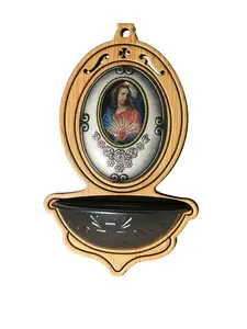 Holy Water font for wall Sacred heart of Jesus