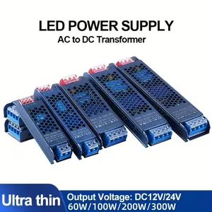 60w/100w/200w/300w Low Voltage Transformer, Ac220v-110v to 12V/24v, Home & Commercial Lighting, Outdoor Landscape Lights, Security Engineering