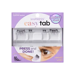 imPRESS Falsies easy tab Self Adhesive Eyelashes– Modern Natural