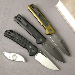 7205 Outdoor Folding Knife, Pure Aluminum Handle, CMP154 High Hardness Steel, Outdoor Camping, Driving, Fishing EDC Tool, Best Gift