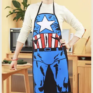 Creative Funny Unisex Printed Apron, Muscle Men's Style Apron, Attractive Women's Kitchen Home Essential Apron