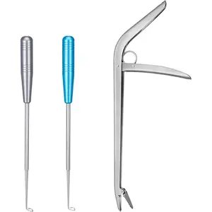 Fish Hook Remover Tool Set Stainless Steel Fish Hook Extractor and Fishing Plier Hooks Quick Removal Device Fishing Gear Dehooker for Adult Freshwater Saltwater