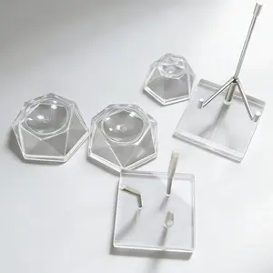 Natural crystal base made of acrylic material