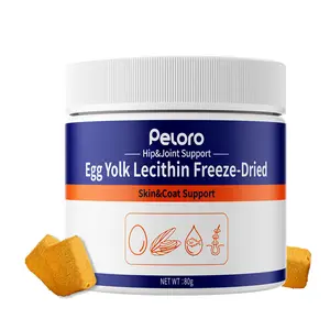 PELORO Dog & Cat Omega-3 Chewable Treats - Grain-Free 4-in-1 with Chondroitin for Shiny Fur & Joint Health