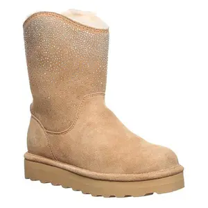 BEARPAW® Glam Platform Lo Suede Boot with Rain Repellent