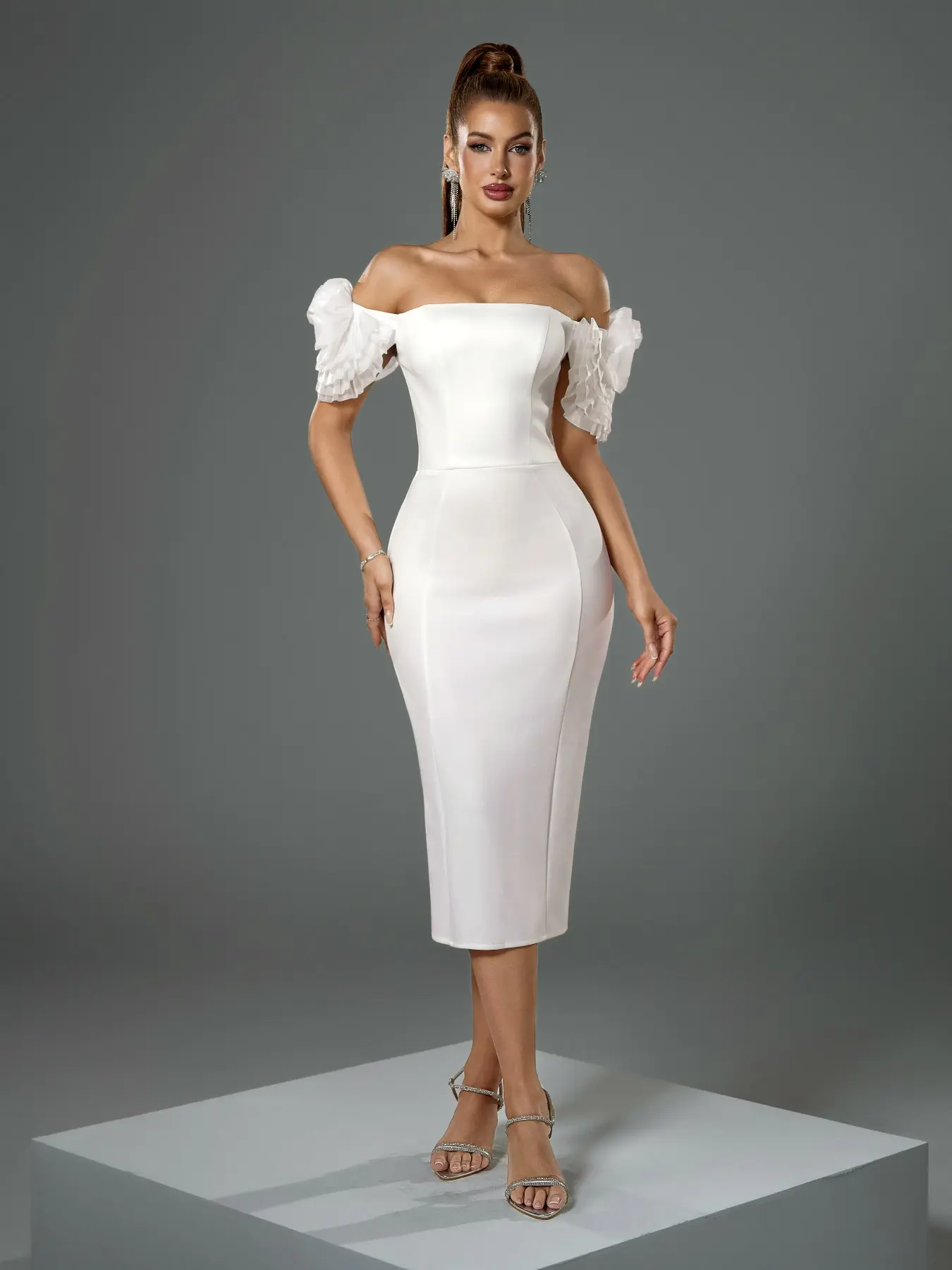 Women's Plain Off Shoulder Bodycon Dress, Chic Elegant Fit, Elegant Evening Party Gown, Ladies Clothes for All Seasons - TikTok Shop Women's Plain Off Shoulder Bodycon Dress, Chic Elegant Fit, Elegant Evening Party Gown, Ladies Clothes for All Seasons - TikTok Shop