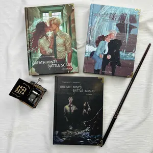 Breath Mints Battle Scars Hardcover Book by Onyx&Elm, Dramione Slow Burn Dark Romance Fanfiction with Bookmark, Booktok Favorite Collector Gift