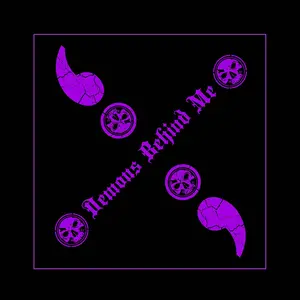 Purple Semicolon Bandana