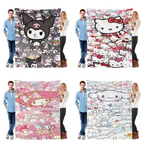 Official Sanrio Character Blankets 4 Sizes Lightweight Air Conditioning Cooling Throw