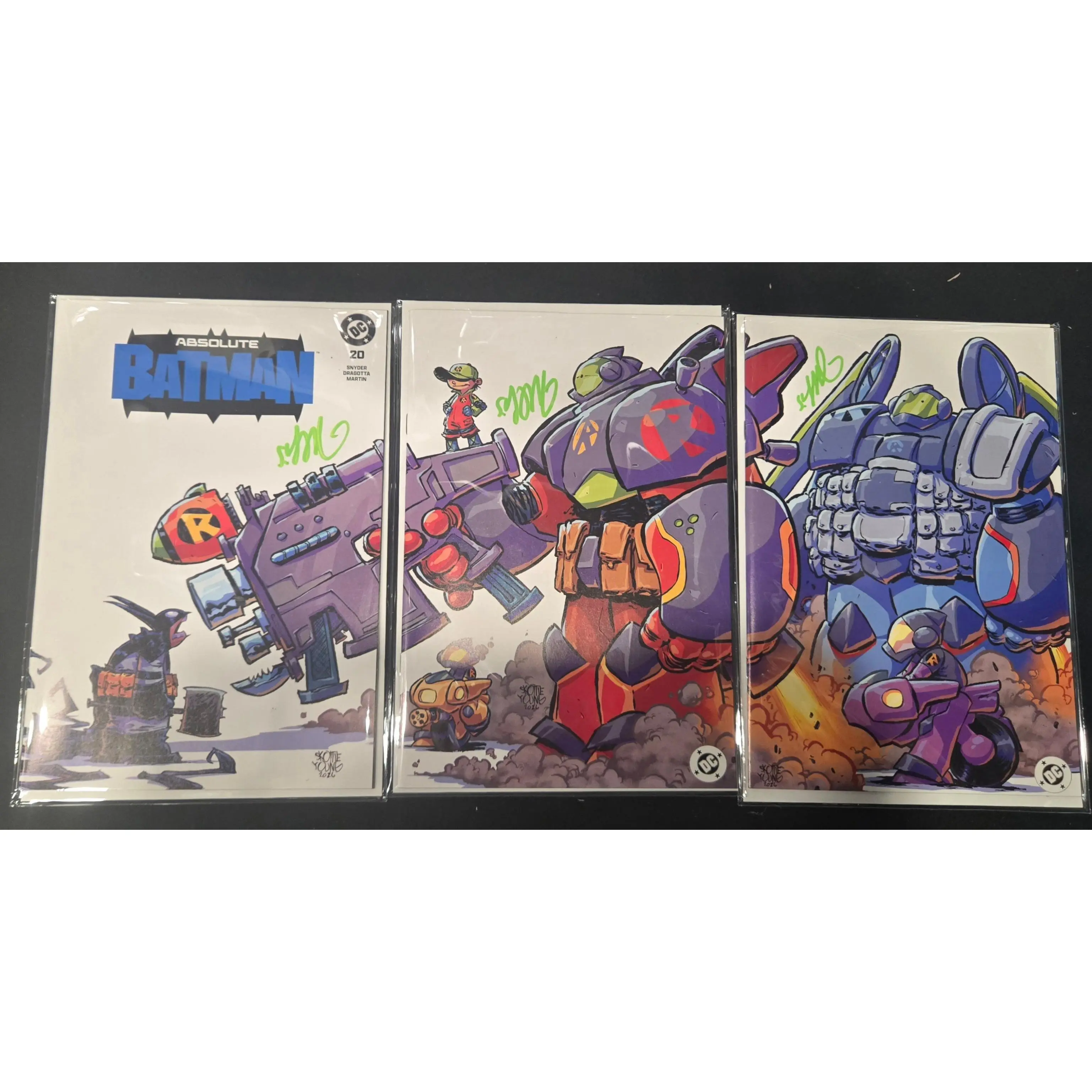 Absolute Batman #20 Skottie Young Connecting Variant Cover Set - SIGNED