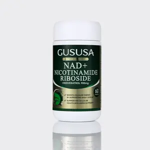GUSUSA NR900-NAD+ Supplement forSkin Aging Support, Energy, and Focus-60Count -Vitamin & Wellness Supplements DietaryHealthcare Edible