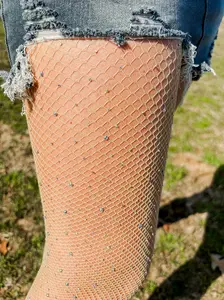 Rhinestone stockings